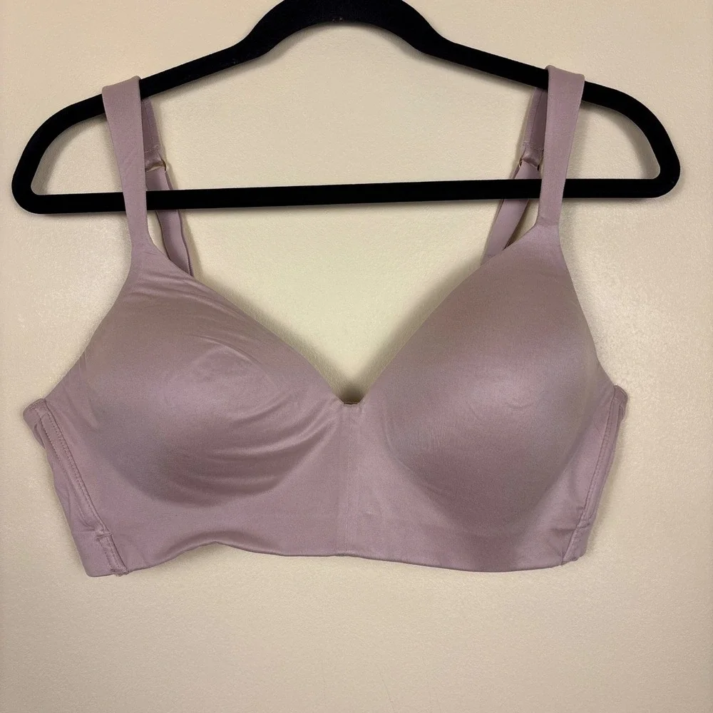 NATORI Revelation Wireless Contour Bra Size 38C Rose Beige Pink Everyday Comfort
